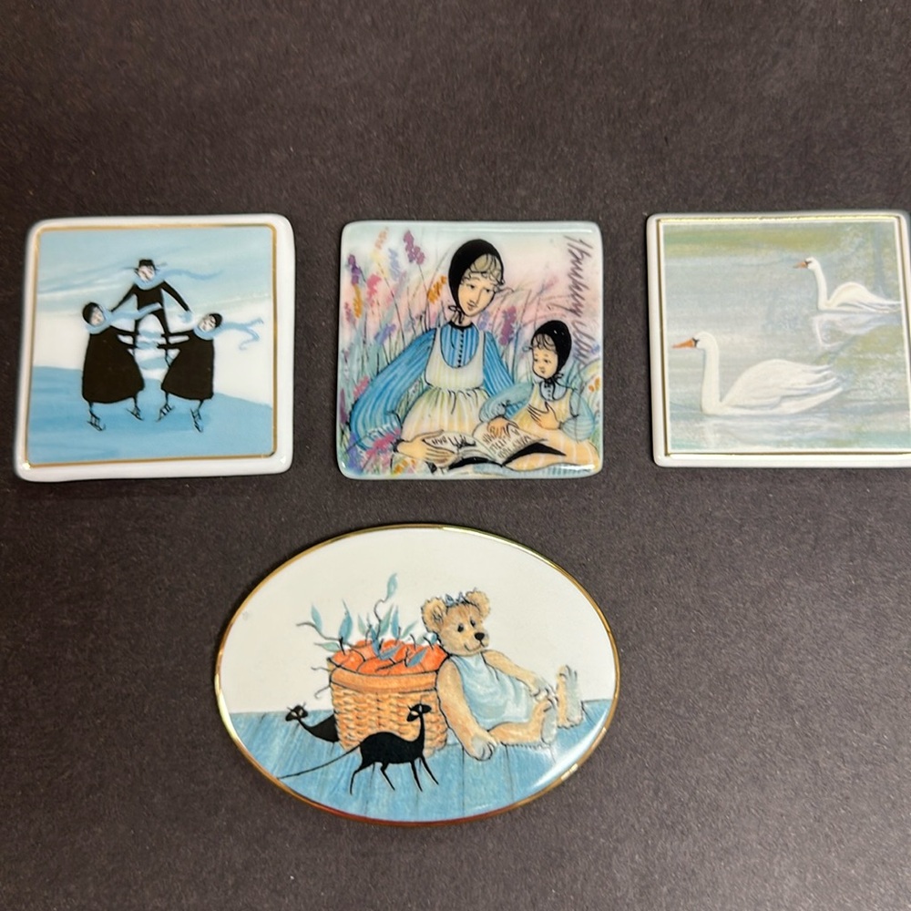 P Buckley moss porcelain art